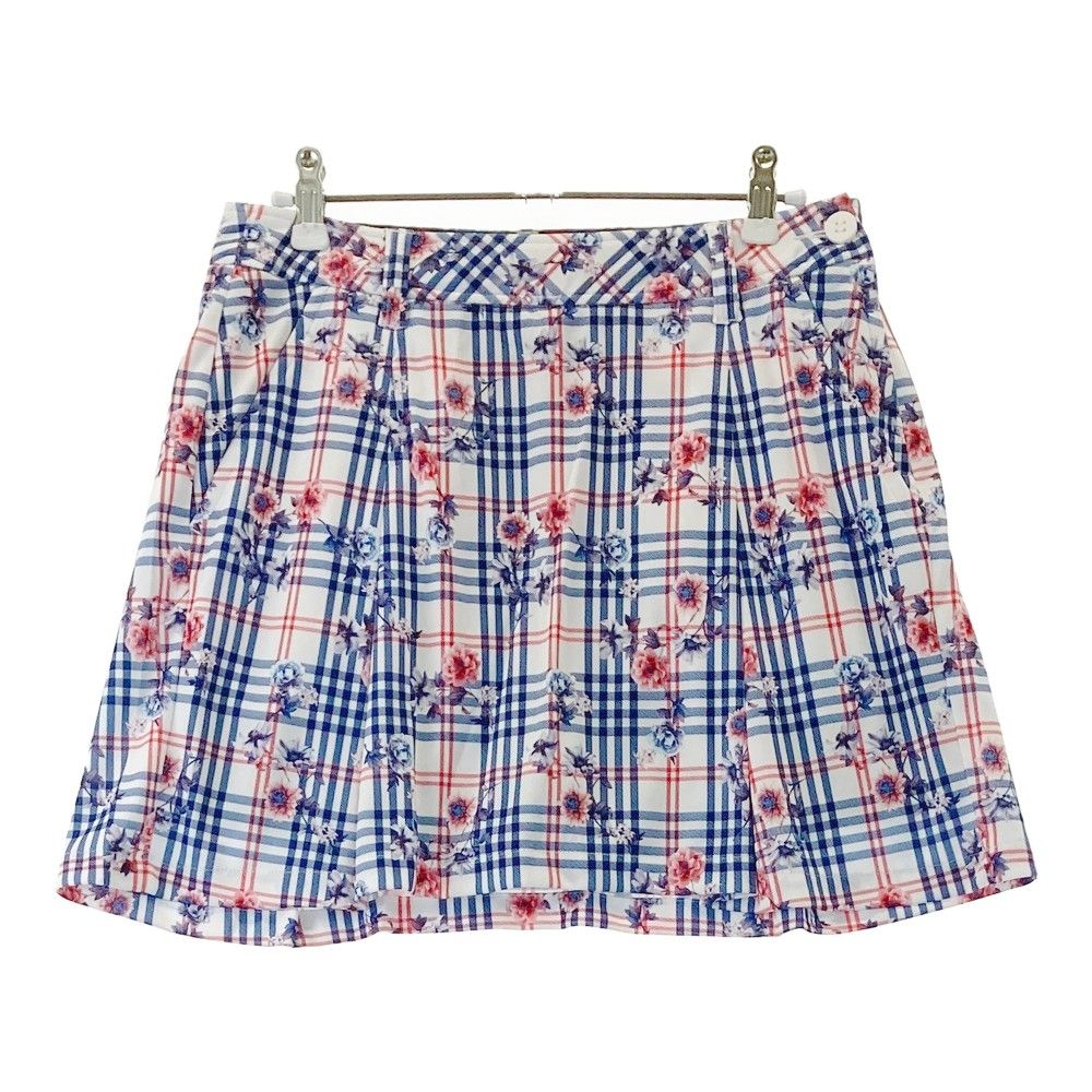 サイズ：M ADMIRAL アドミラル インナー付きスカート 花柄 ホワイト系