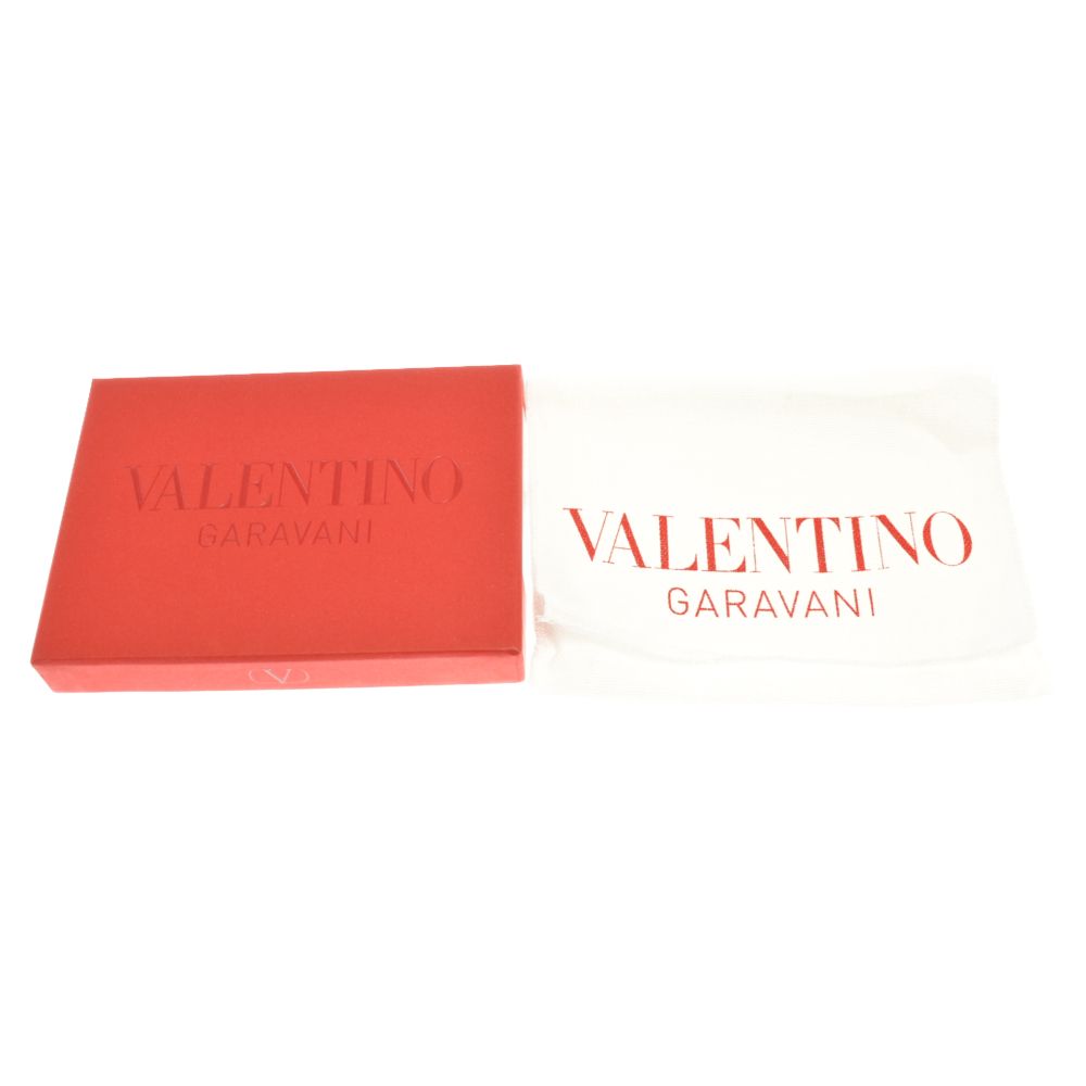 VALENTINO ヴァレンチノ 23SS SMALL TOILE ICONOGRAPHE WALLET mini スモール トワル イコノグラフ スモール ウォレット 二つ折り財布 ブラウン/ブラック
