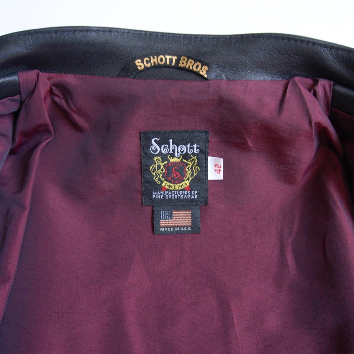 Schott ピーコート（ライダース風） XLアメリカ製 楽天市場】schott ピーコート レザー（メンズファッション）の通販