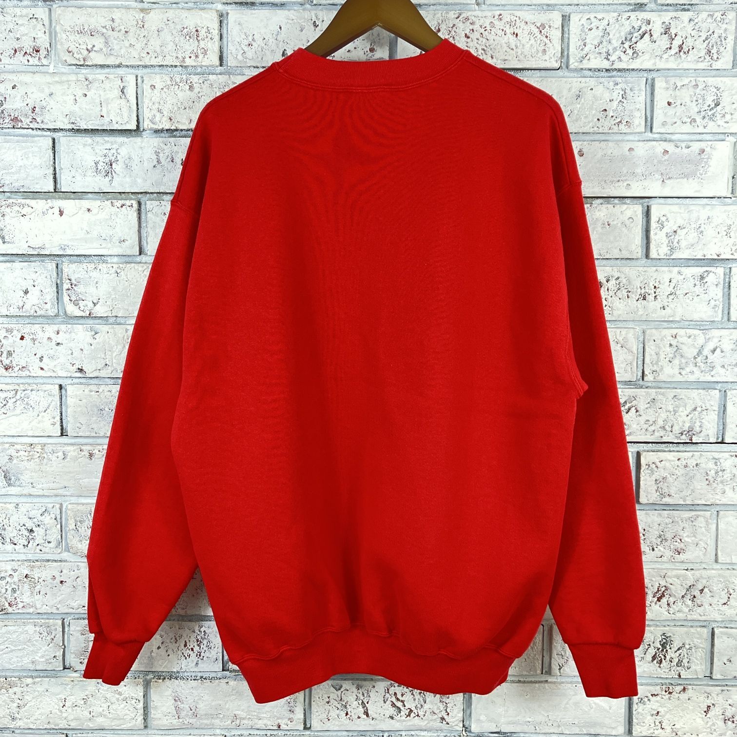 超希少 50年代〜 CHEERLEADER チアリーダー ニット セーター チアリーダー セーター CHEERLEADER 古着 赤 白 長袖 size32