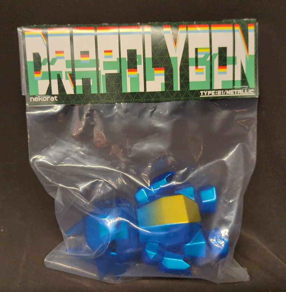 ネコラット　ドラポリゴン 2体セット ソフビ nekorat ネコラット ドラポリゴン 2体セット ドラポリゴン 2期カラー