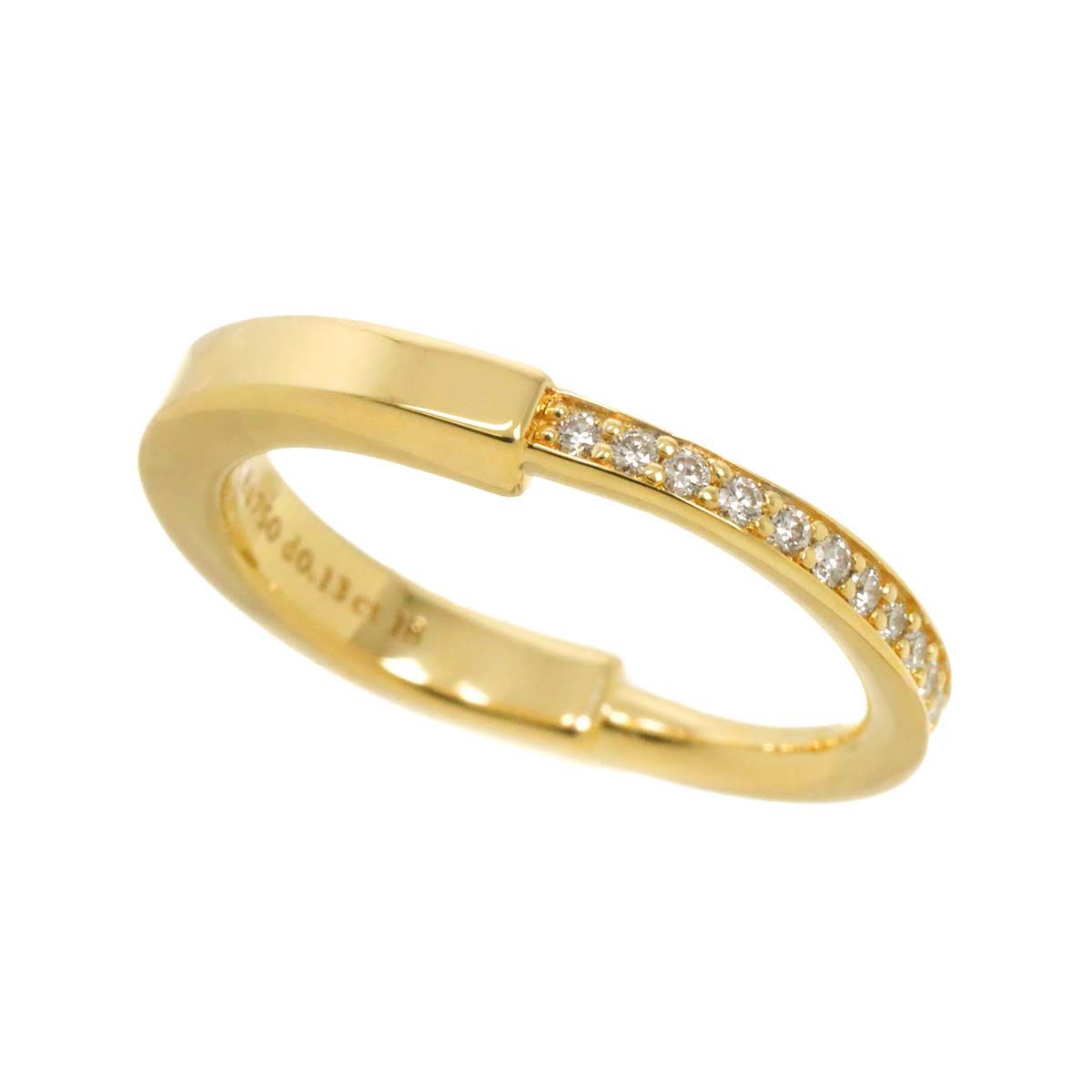 K18 TIFFANYリング　7.5号 Tiffany & Co. Infinity Ring, Size 7.5, 18K, Pink Gold