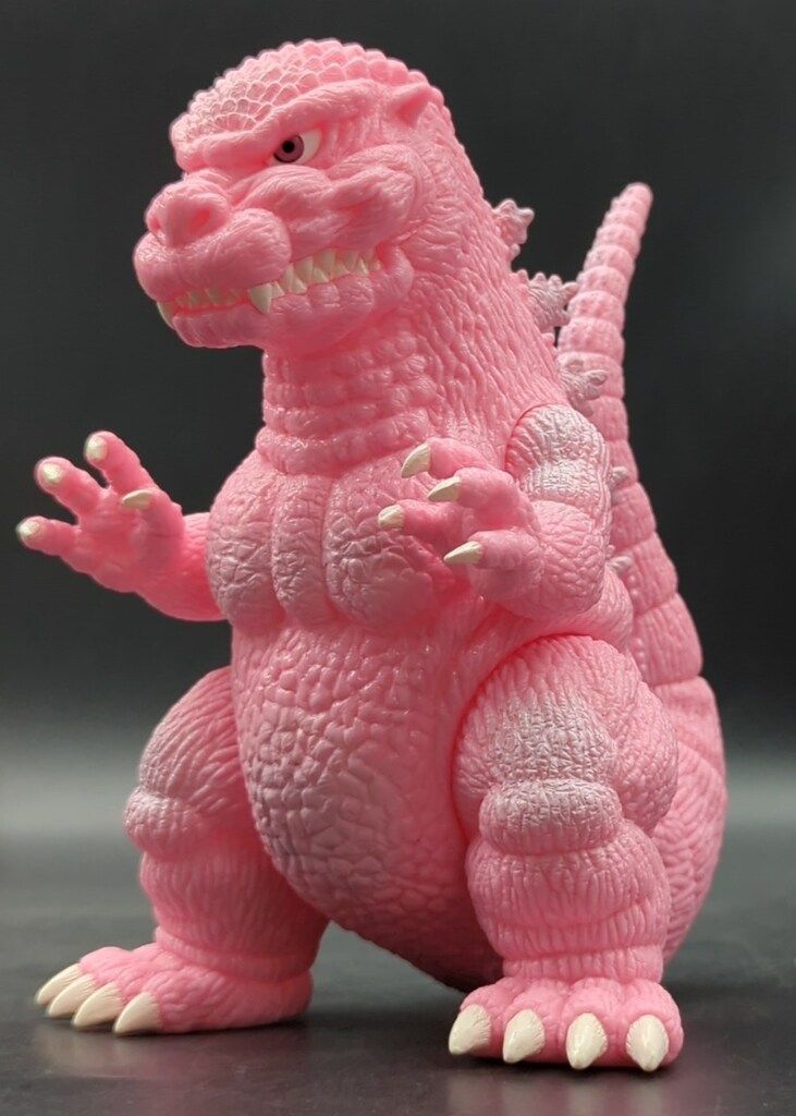 ファンタジートイズ ゴジラ ソフビ ピンク