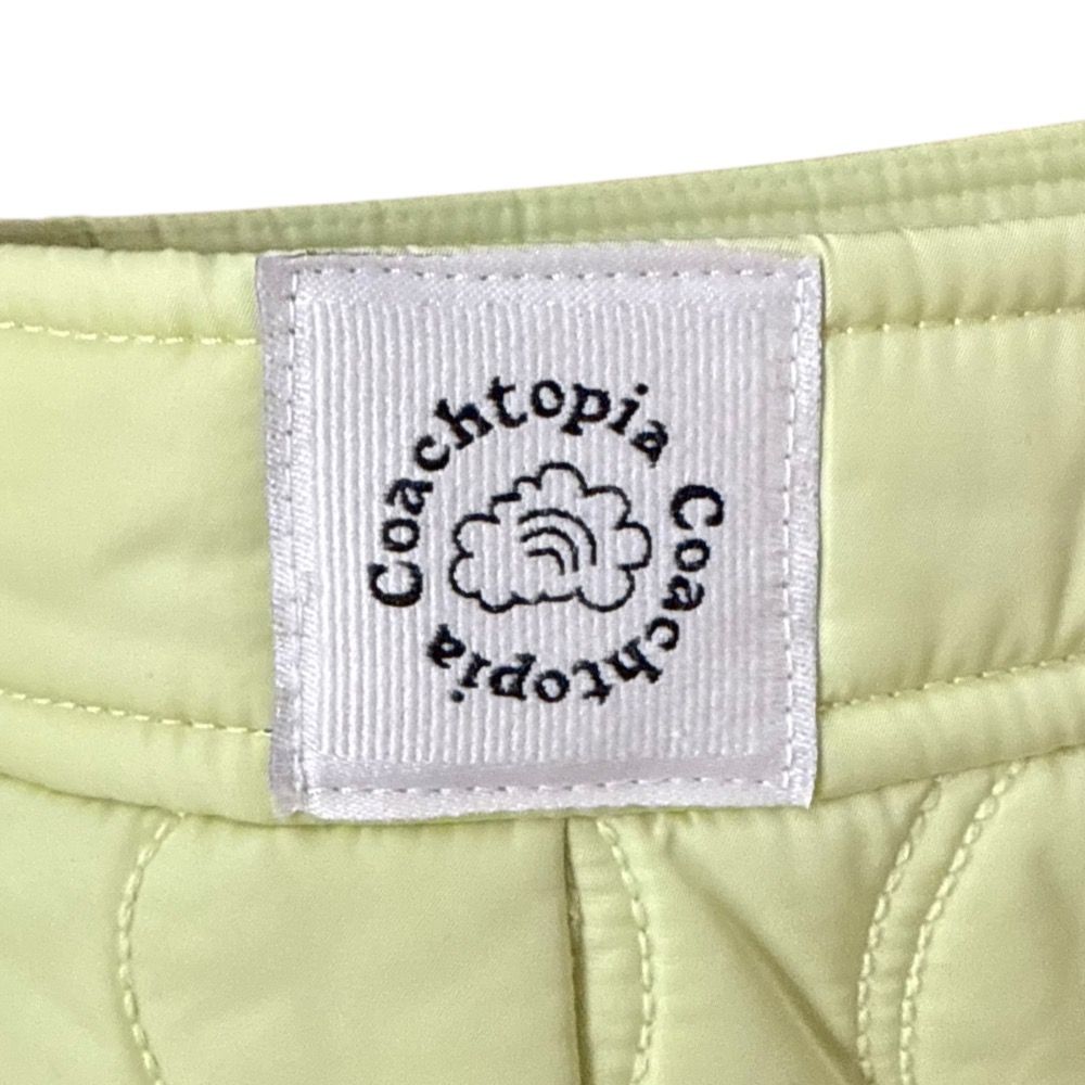 未使用 Coachtopia コーチトピア ループキルテッドハート ミニスカート  