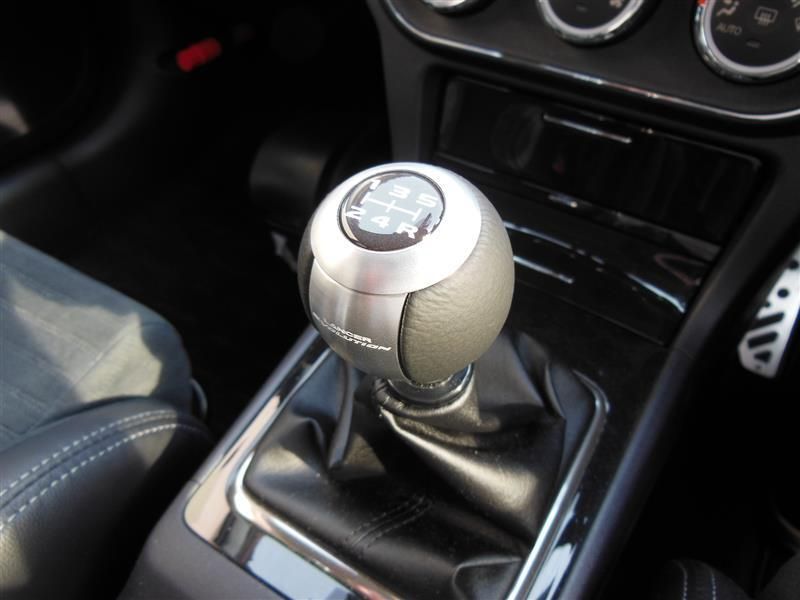 ミツビシ 純正 ランサーエボリューションXレザー＆アルミシフトノブ Shift Knob 5M|T MZ525633 Mitsubishi 三菱 ♥ Genuine JDM メーカ