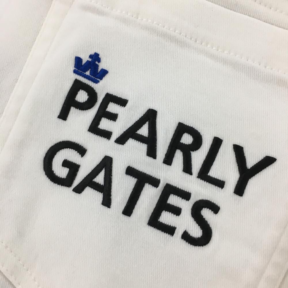 極美品 PEARLY GATES パーリーゲイツ ゴルフウェア M 白 ロゴ