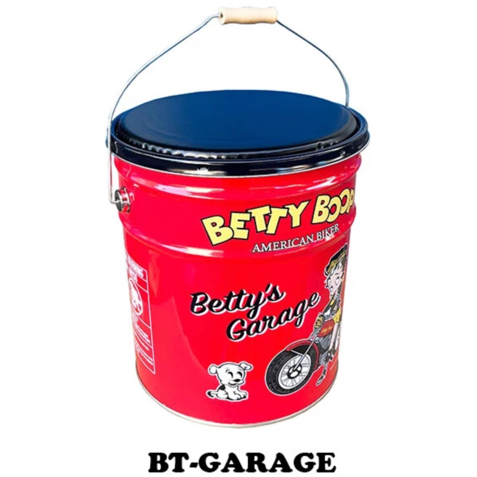 在庫限り】新品 🇺🇸 オイル缶 ペール缶スツール 丸椅子【Betty