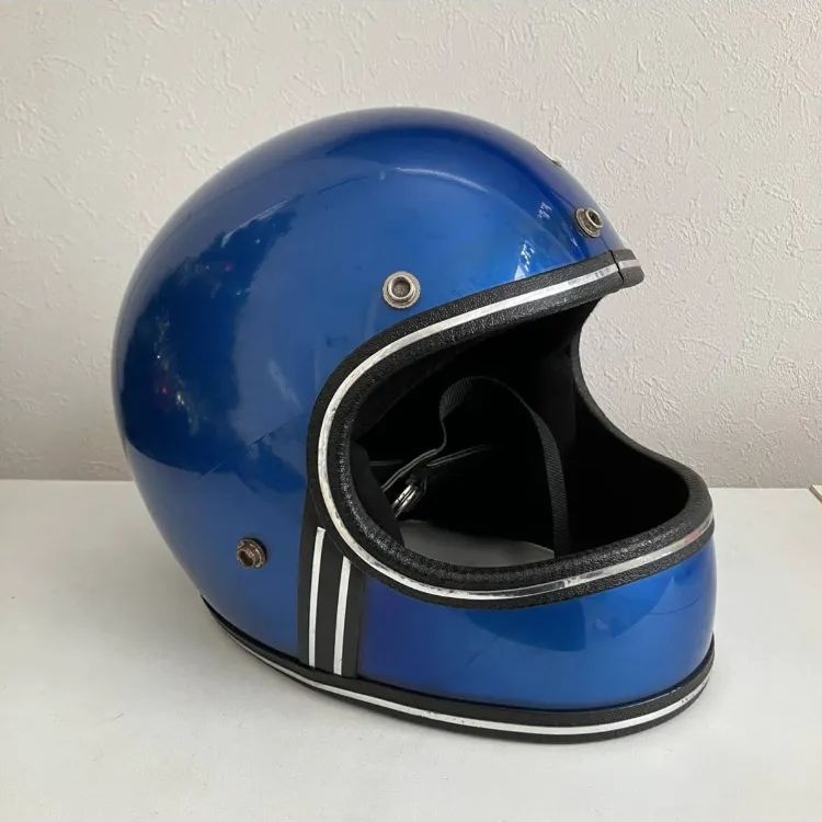 GRANT RG-9☆Lサイズ ビンテージヘルメット 80年代 青フルフェイス 