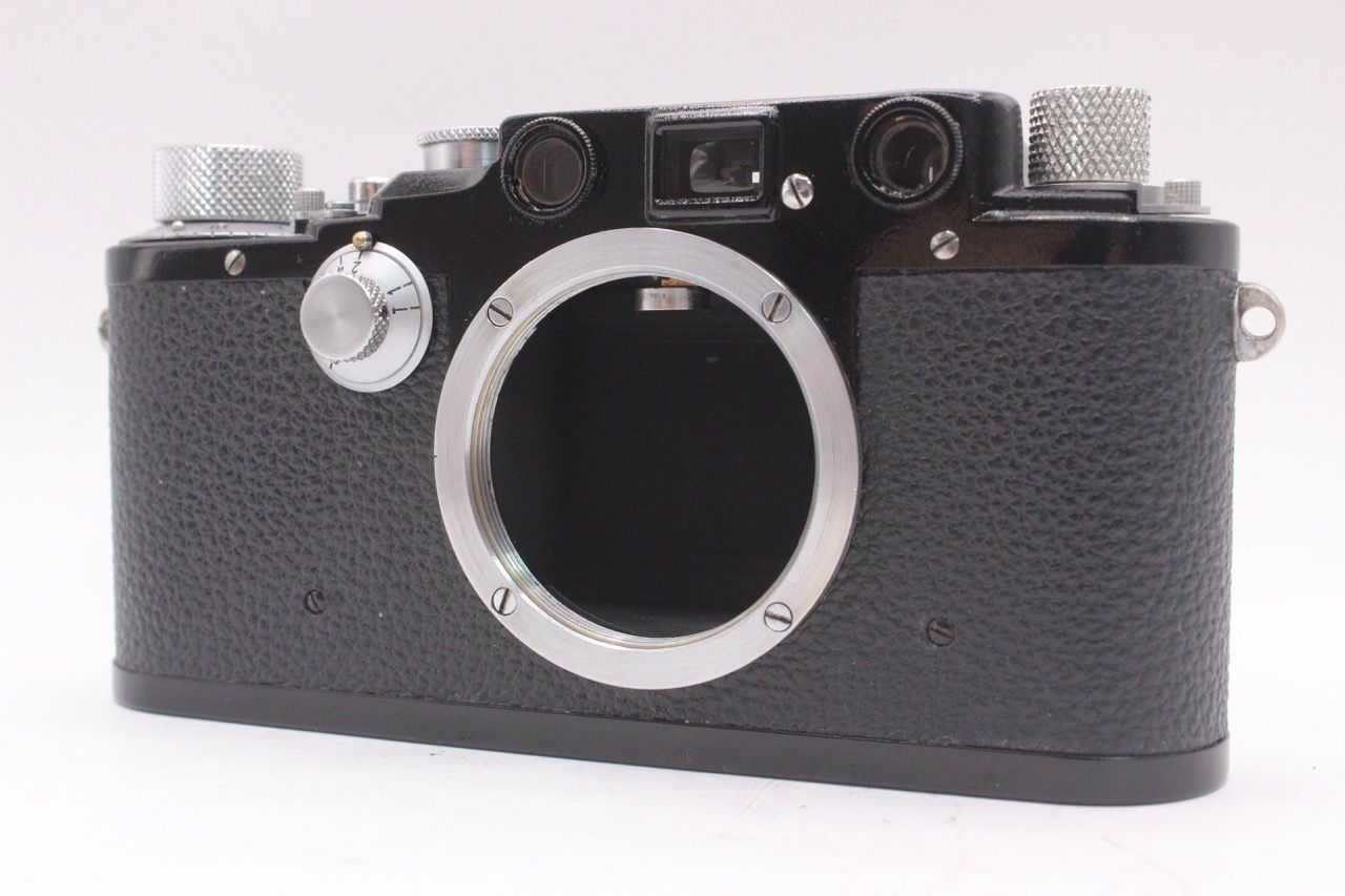 品 ライカ LEICA IIIc 前期 段付き 後塗りブラック シャッター OK! 9221 RO2862
