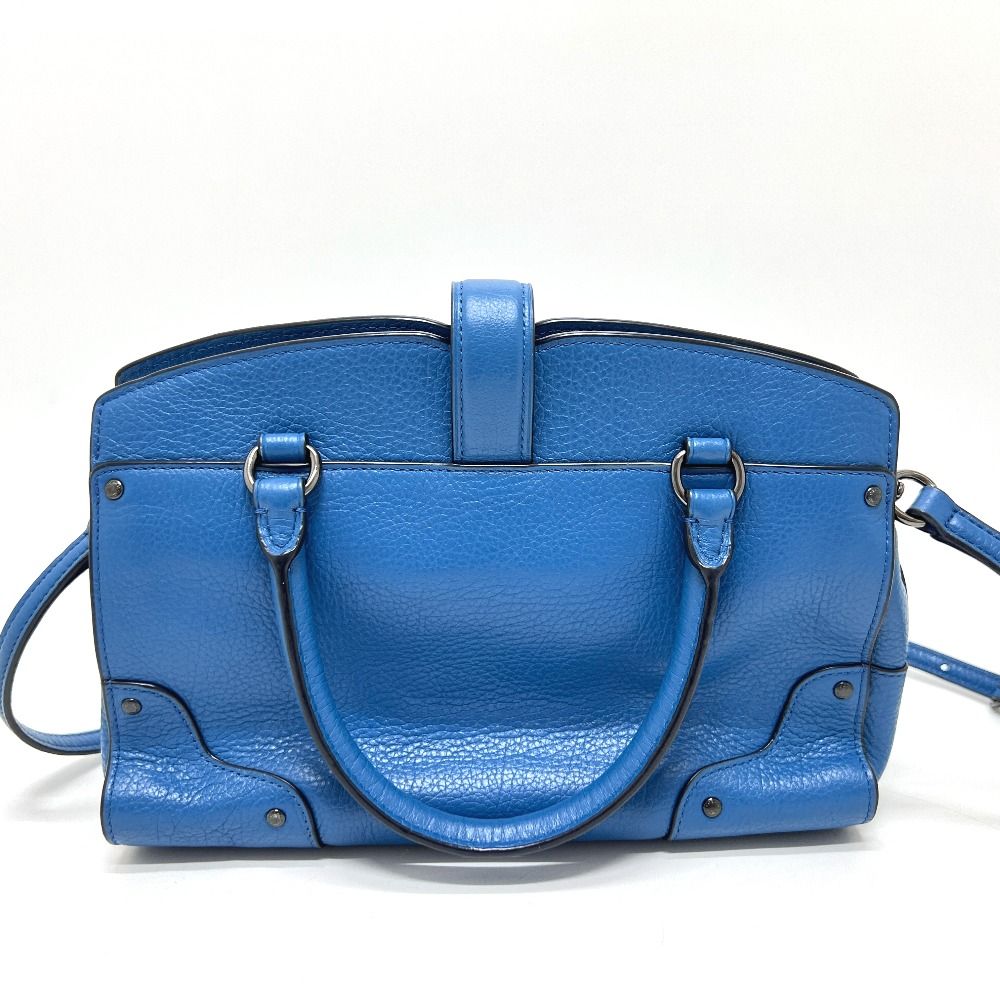 COACH コーチ ハンドバッグ マーサーサッチェル24 37779 レザー ブルー 
