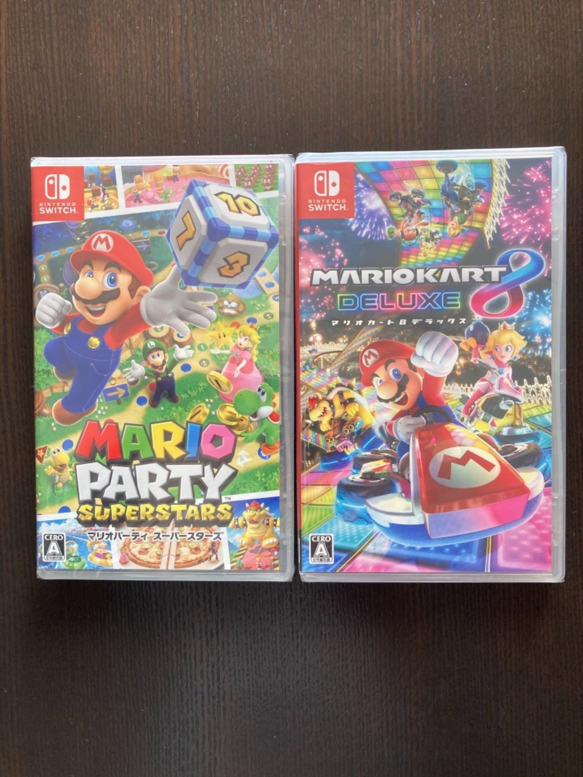 マリオパーティースーパースタズとマリオカート8 Switch マリオ