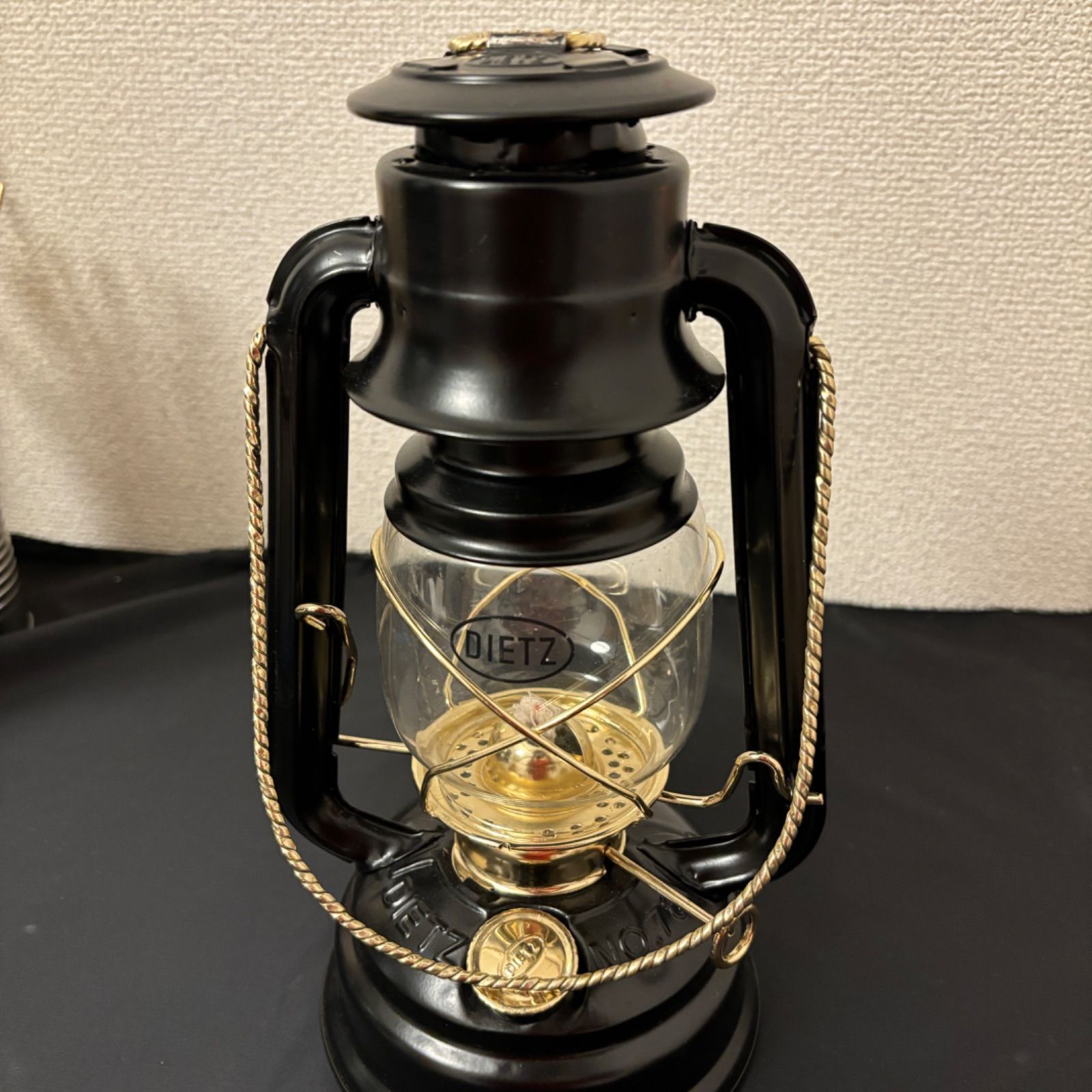 デイツ78用真鍮ベイルハンドルとトップリング 綱柄（厚み約3~3.5