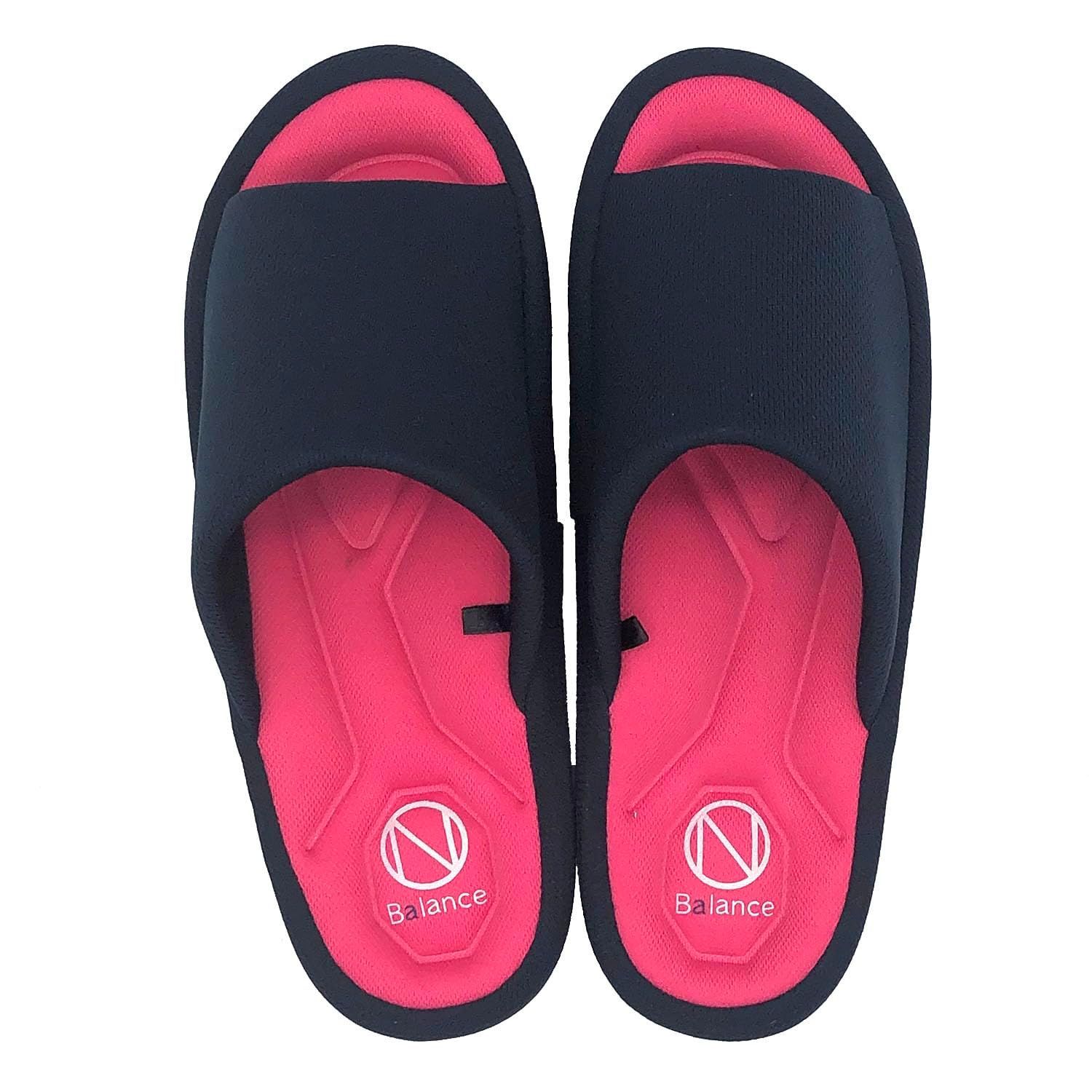 快適歩行 低反発スリッパ 低反発クッション オフィスや室内で 足裏カーブ設計でアーチ