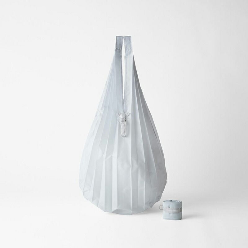 【在庫処分】マーナ　Shupatto ミニマルバッグ Drop 12L　ミストグレー　【品番：S492GY】