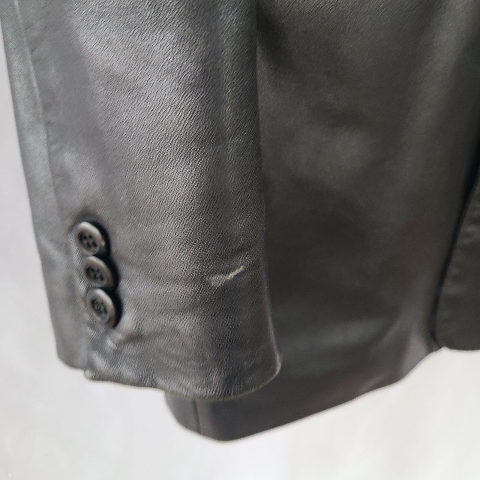 ヒロポン エンポリオアルマーニ　シングル　レザージャケット エンポリオアルマーニ(EMPORIO ARMANI) メンズレザージャケット