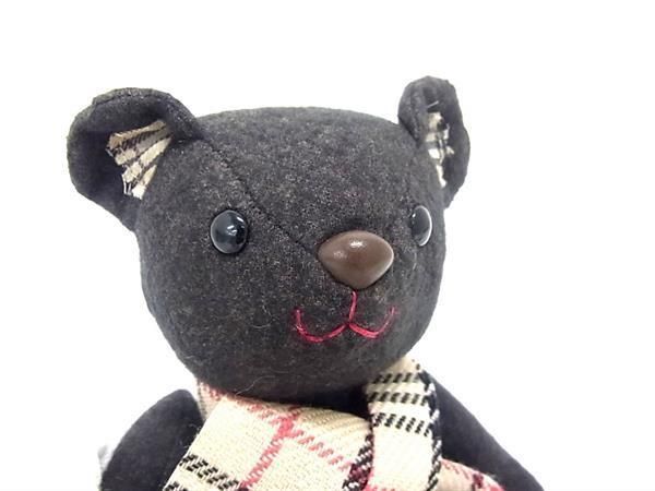 BURBERRY キーホルダー アニマルシープ スタッズ チェック 箱付き