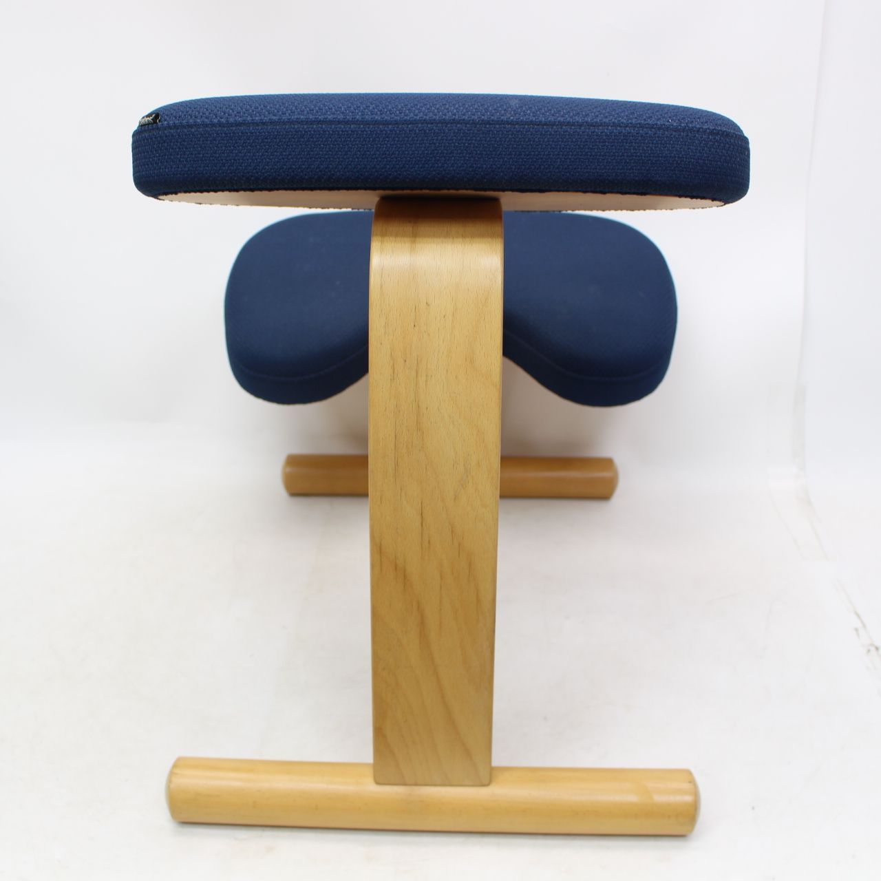 極美品☆バランスチェア バランスイージー　正規品　ネイビー バランス イージー 通常フレーム(カバー付き)バランスチェア