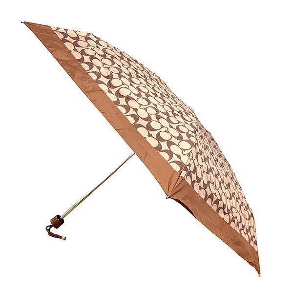 未使用】セリーヌ 折りたたみ傘 晴雨兼用 Cマカダム トリオンフ 総柄