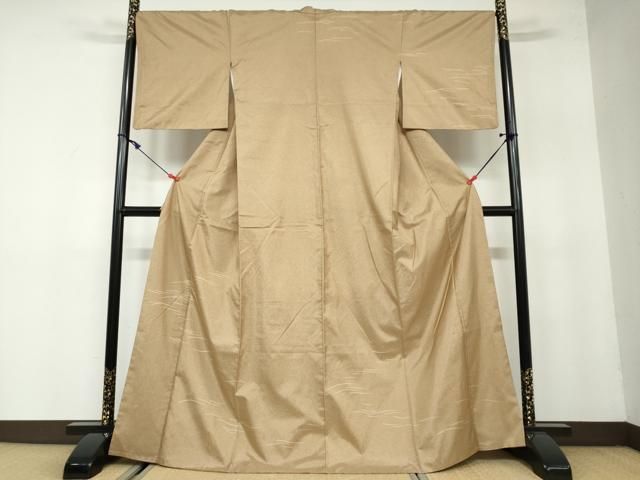 平和屋着物○本場染大島紬 訪問着 抽象文様 正絹 逸品 DAAW5566ud