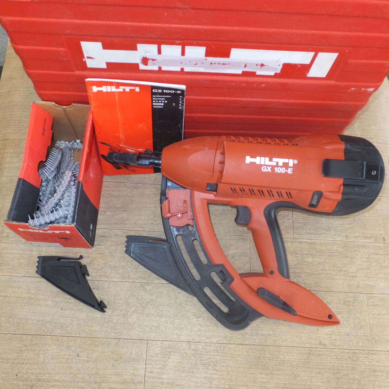 美品 HILTI ヒルティ ガス式 鋲打機 GX100 - 工具、DIY用品