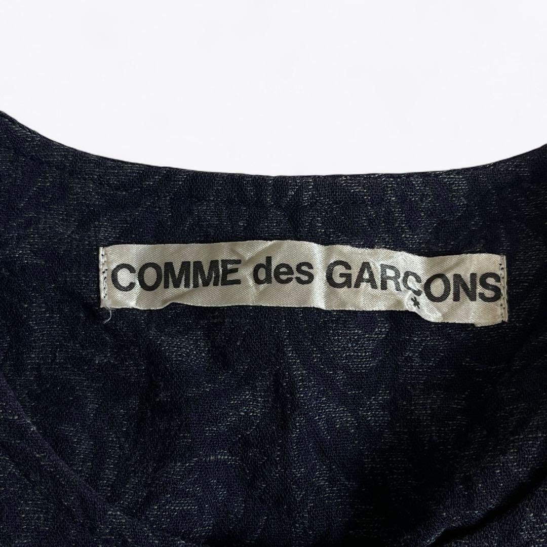 【80s 初期】COMME des GARCONS ジャガード シャツ ブラウス 80s 初期】COMME des GARCONS ジャガード シャツ ブラウス
