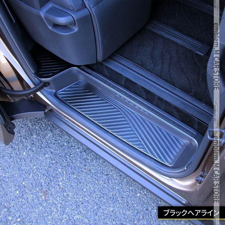 アルファード 40系 ヴェルファイア 40系 サイドステップ スカッフプレート フロント＆リアセット 8P 選べる2 BRIGHTFACE_UK