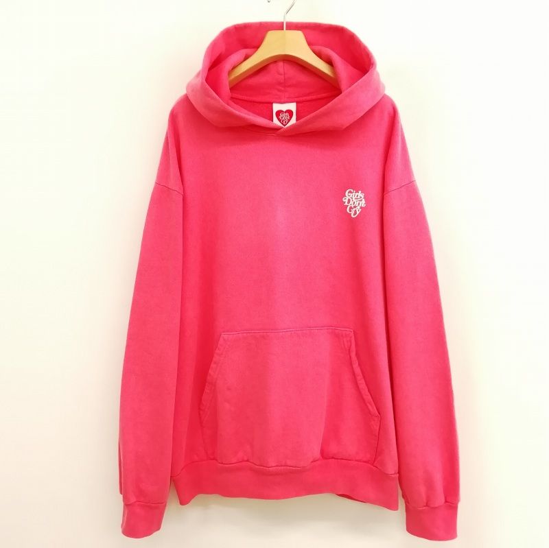 美品 19AW GIRLS DON'T CRY ロゴ フーディー 512O▲ ガールズドントクライ Girls Don't Cry 19AW LOGO HOODY ロゴ