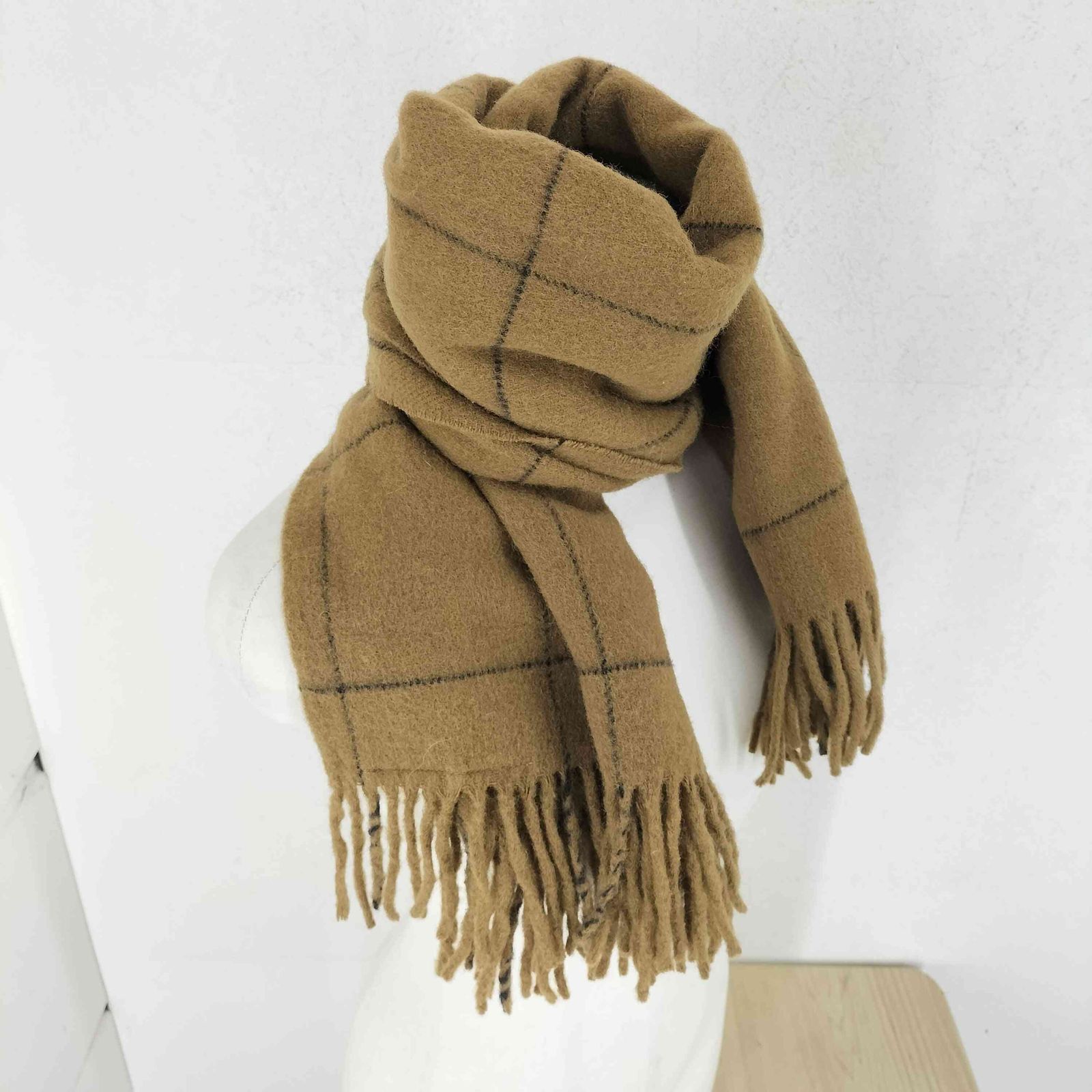 Burberrys ノバチェック柄 カシミヤ100 マフラー Burberrys】ノバ