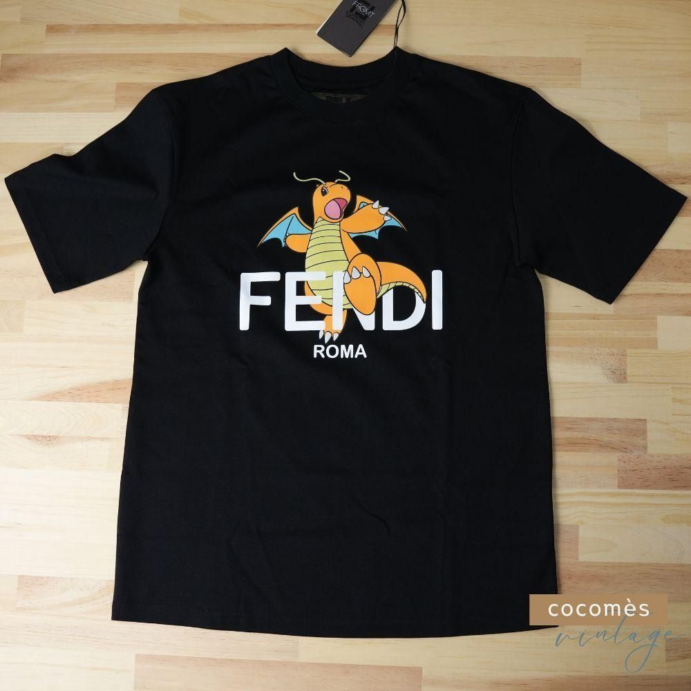 FENDI FRGMT×POKÉMON カイリュー Tシャツ ブラック XXS 付属品