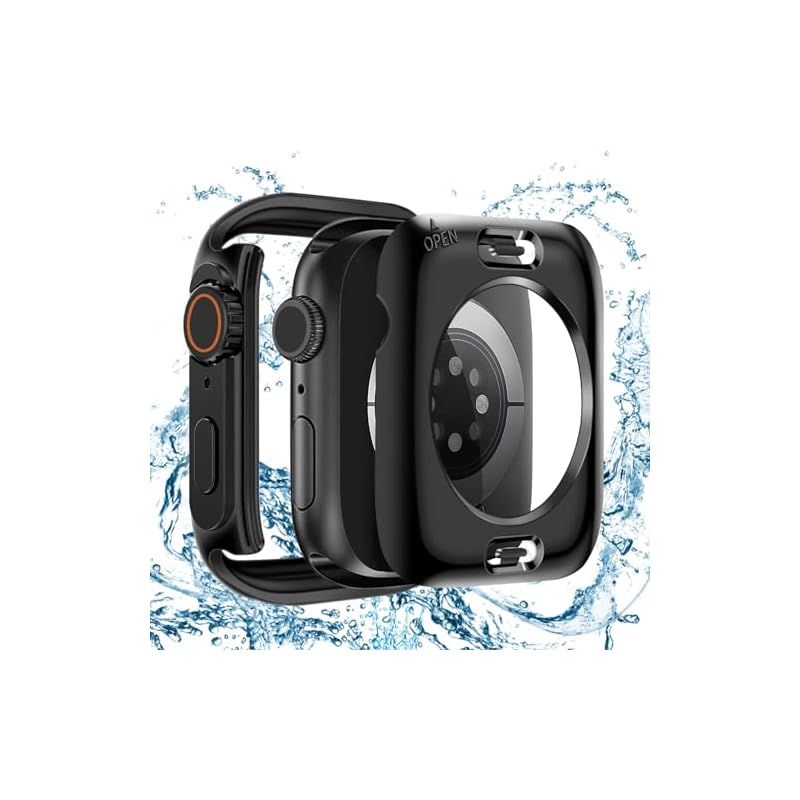 BELIYO Apple Watch ケース 44mm 対応 アップルウォッチ カバー 防水 一体型 360 Apple Watch Ultra風ケース Apple Watch カバー 二重構造 アップルウォッチ ケース PC素材 Apple Watch  0