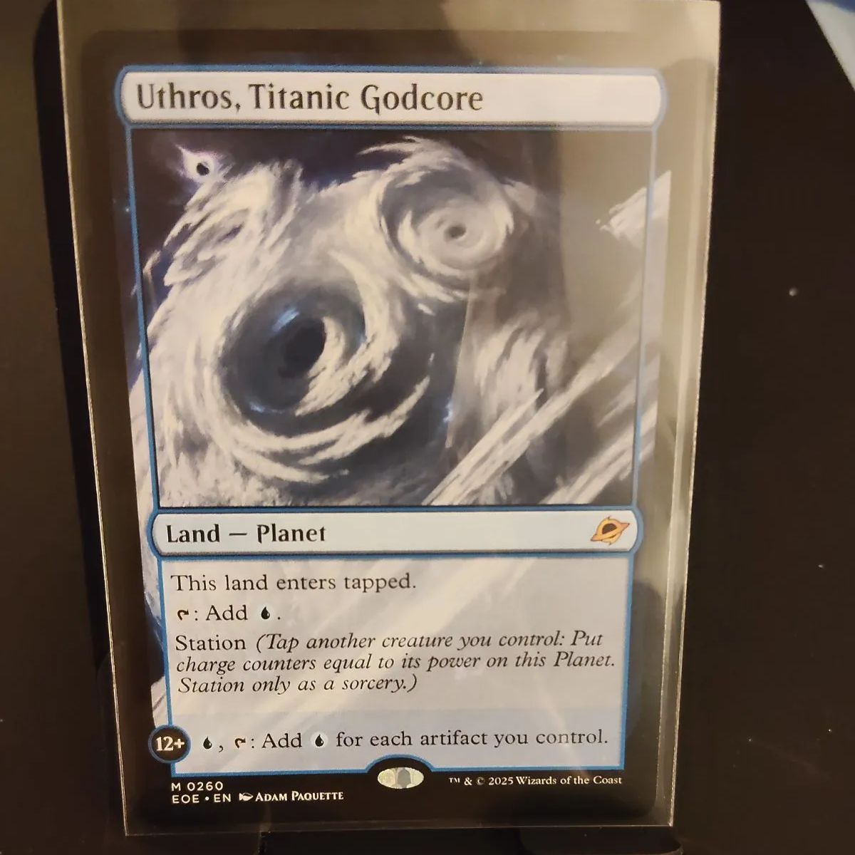 【EOE】巨大な神核、ウスロス　ギャラクシーfoil英語 英語版】巨大な神核ウスロス / Uthros,Titanic Godcore / MTG
