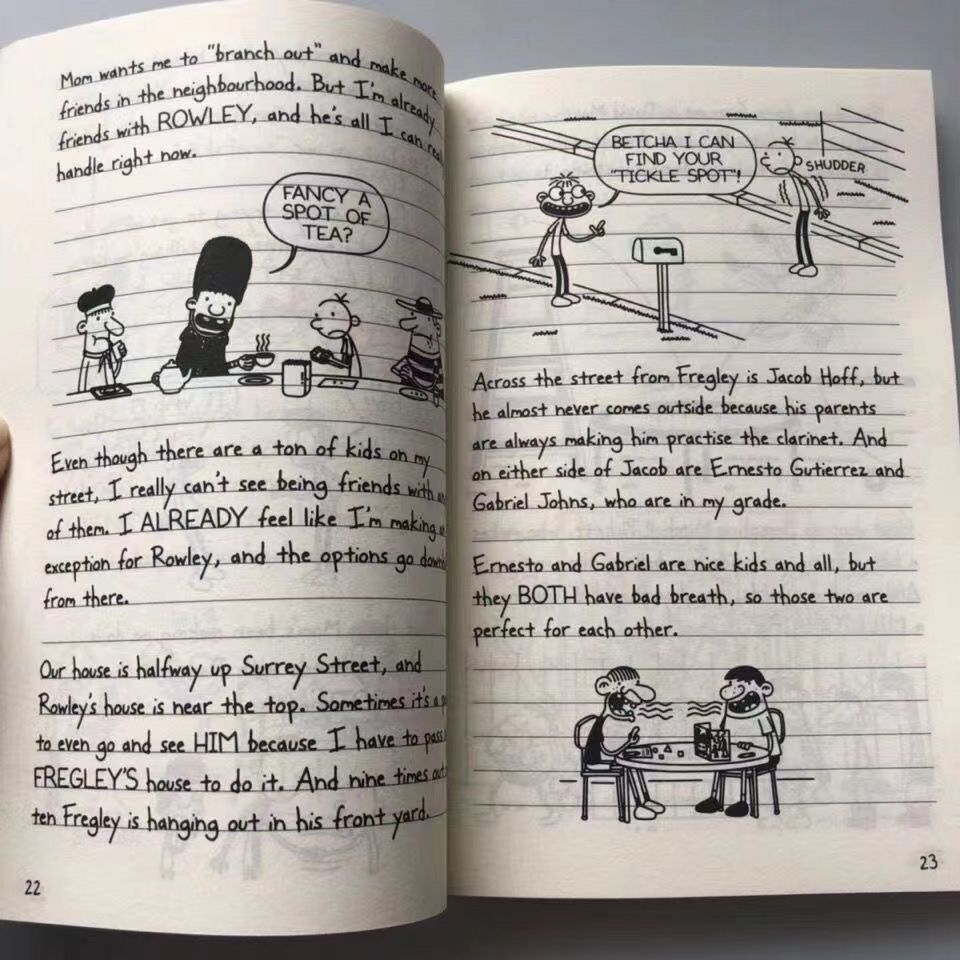 Diary of a Wimpy Kids グレッグのダメ日記 英語多読 チャプター