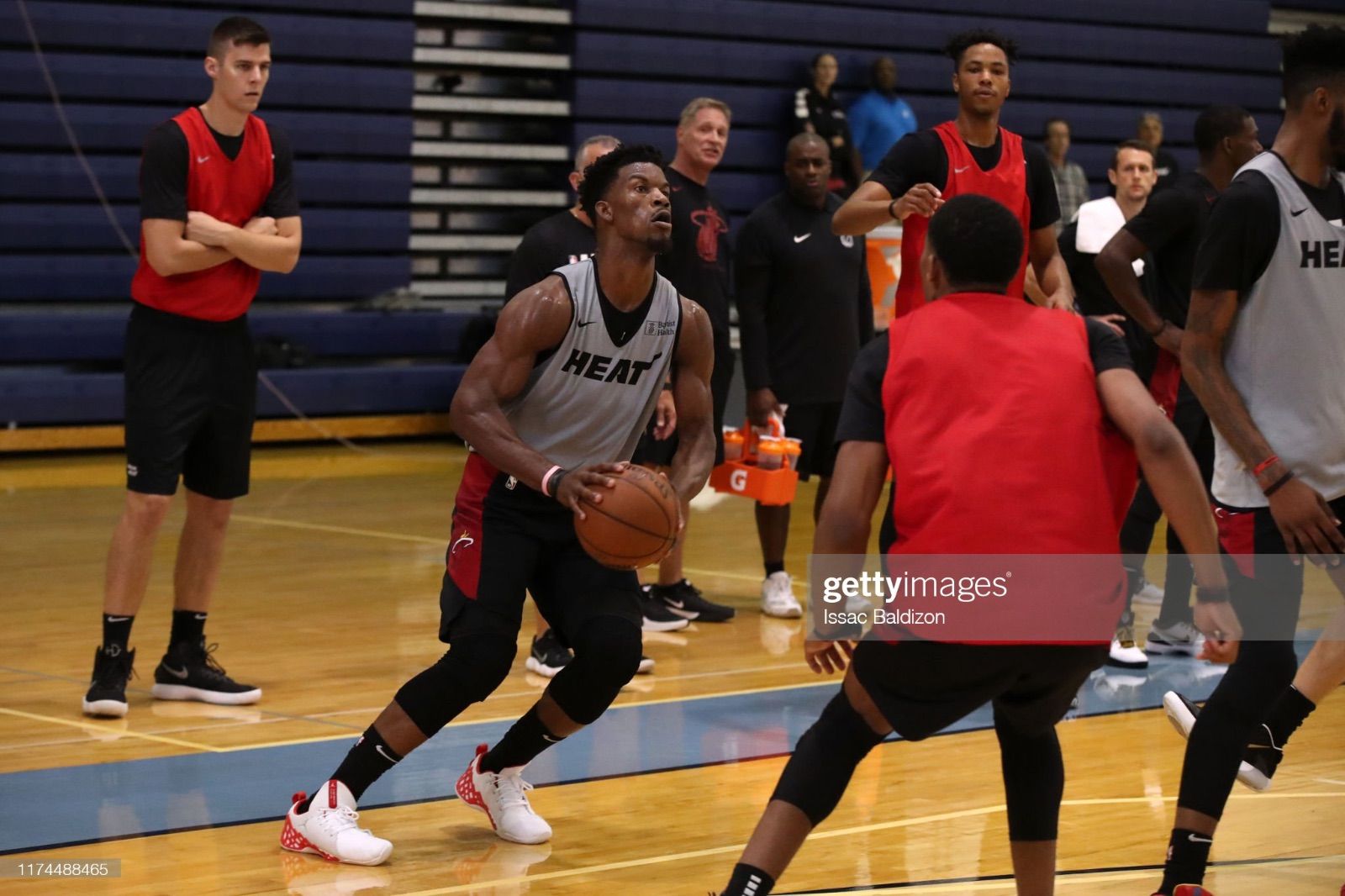 マイアミヒートNBA選手支給品プラクティスショーツ - NBA選手支給品