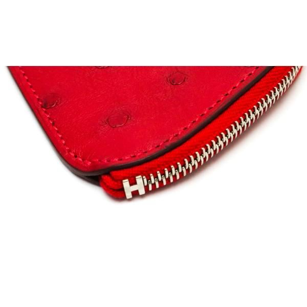 エルメス コインケース トゥッティ フルッテイ レッド オーストリッチ HERMES エルメス イチゴ オーストリッチ トゥッティフルッティ