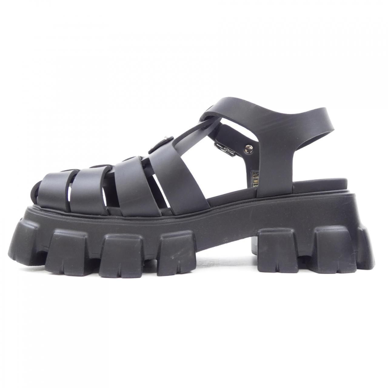 プラダ PRADA モノリス ラバーサンダル トライアングルロゴ 2 X 3083 サンダル