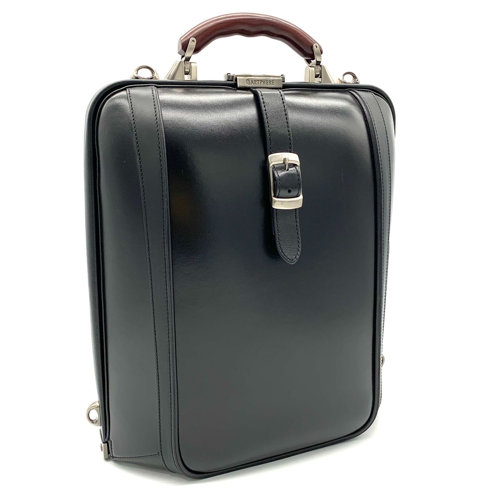 ARTPHERE ダレスバッグ　ブラック レザー アートフィアー 鍵付き 黒 楽天市場】ショルダーバッグ メンズ ブランド 40代 小さめ 軽い 軽量