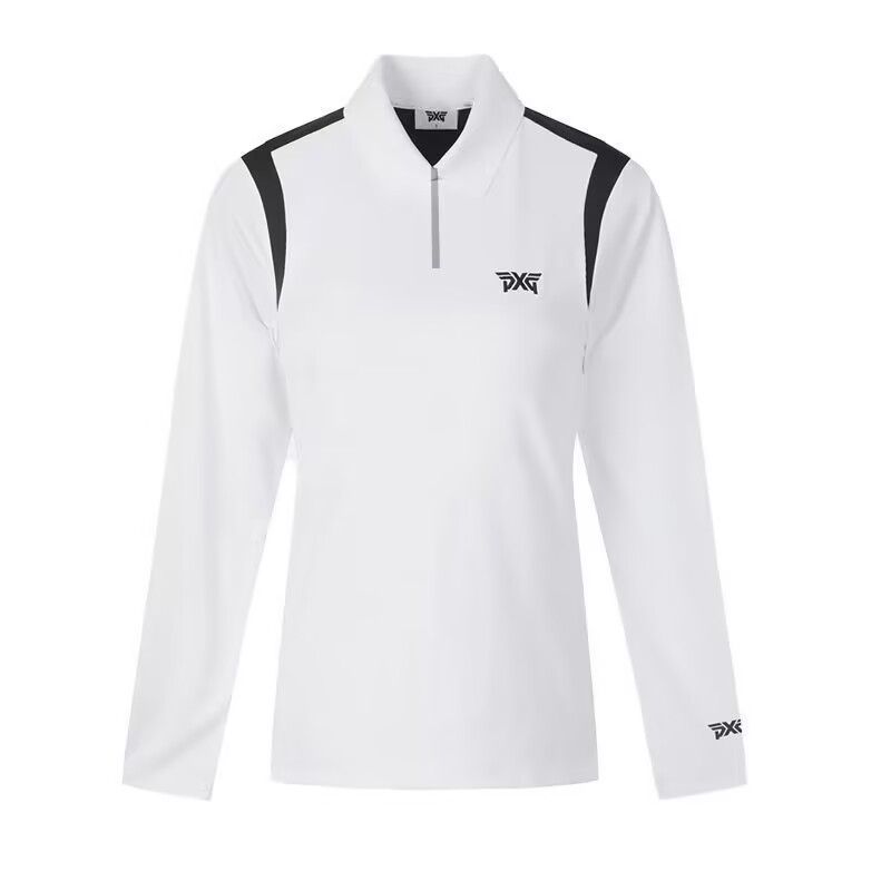 品質満点 レディース PXG ゴルフ 長袖 UVカットポロシャツ 速乾 通気 レディースウェア