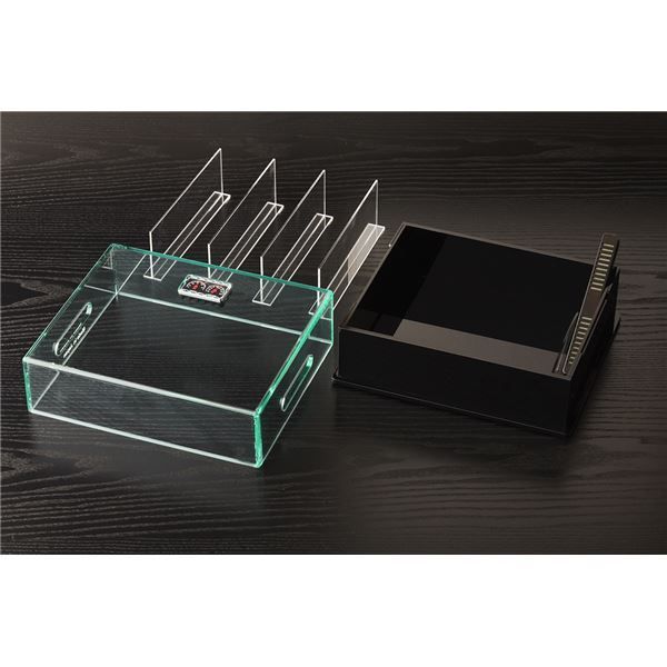 日本製 高精度温湿度計 加湿器付き アクリルシガーボックス ヒュミドール ブラック