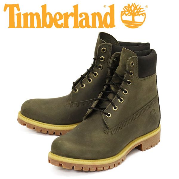 Timberland (ティンバーランド) A629N 6in PREM WP BT 6インチプレミアムウォータープルーフブーツ Grey TB462 US7-約25.0cm