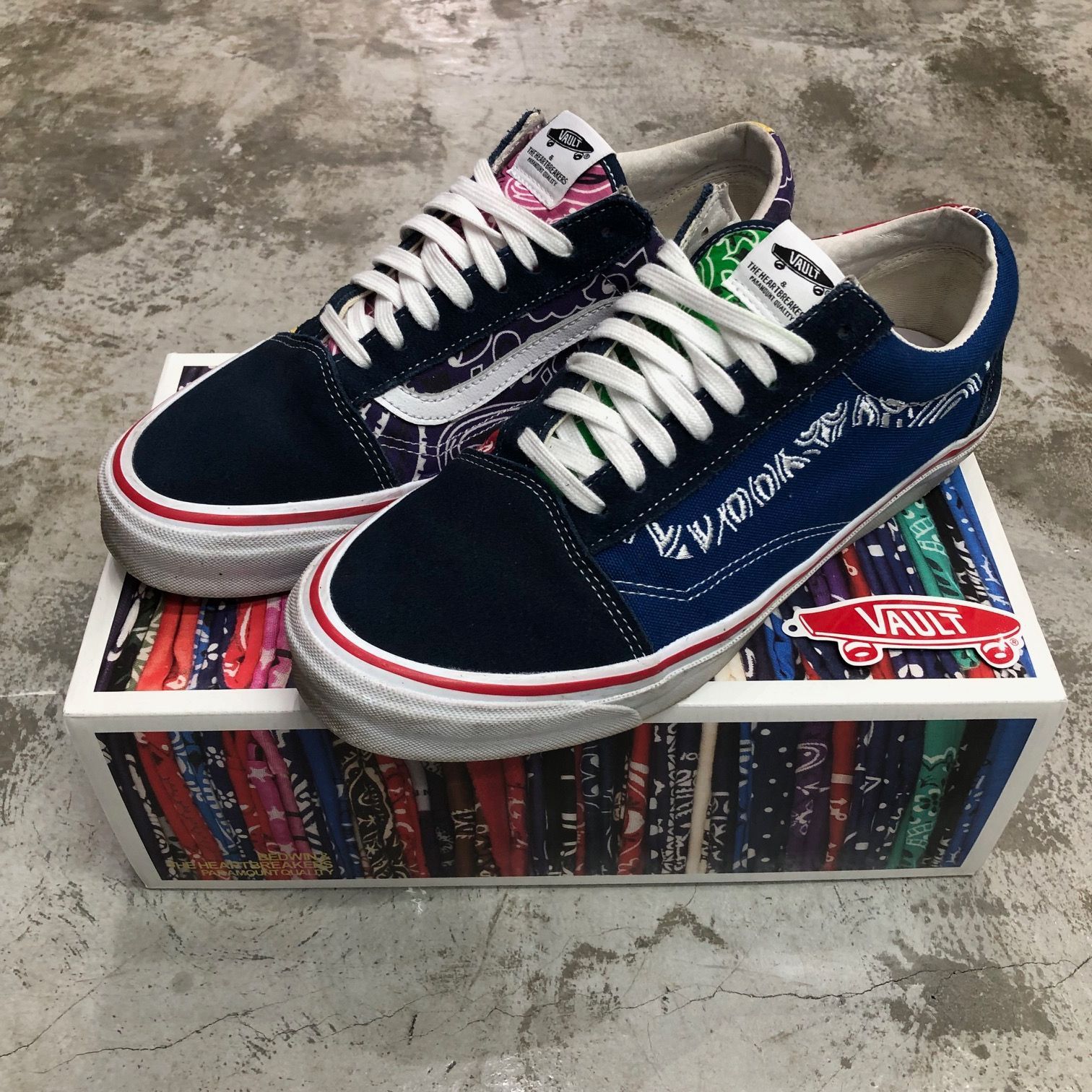 BEDWIN & THE HEARTBREAKERS OG OLD SKOOL LX コラボ バンダナ BEDWIN & THE HEARTBREAKERS OG OLD SKOOL LX コラボ バンダナ