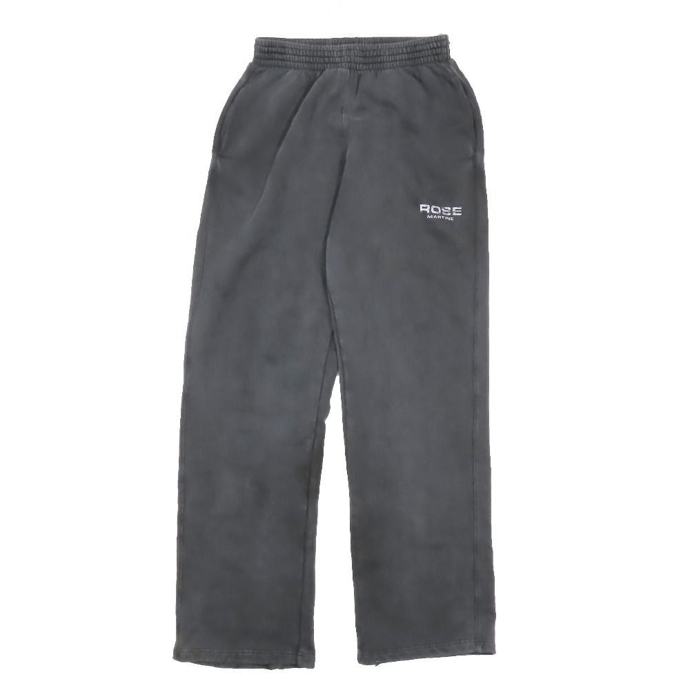 24AW Martine rose マーティンローズ ワイドレッグ トラックパンツ スウェットパンツ イージー ボトムス 黒 ブラック S メンズ 古着