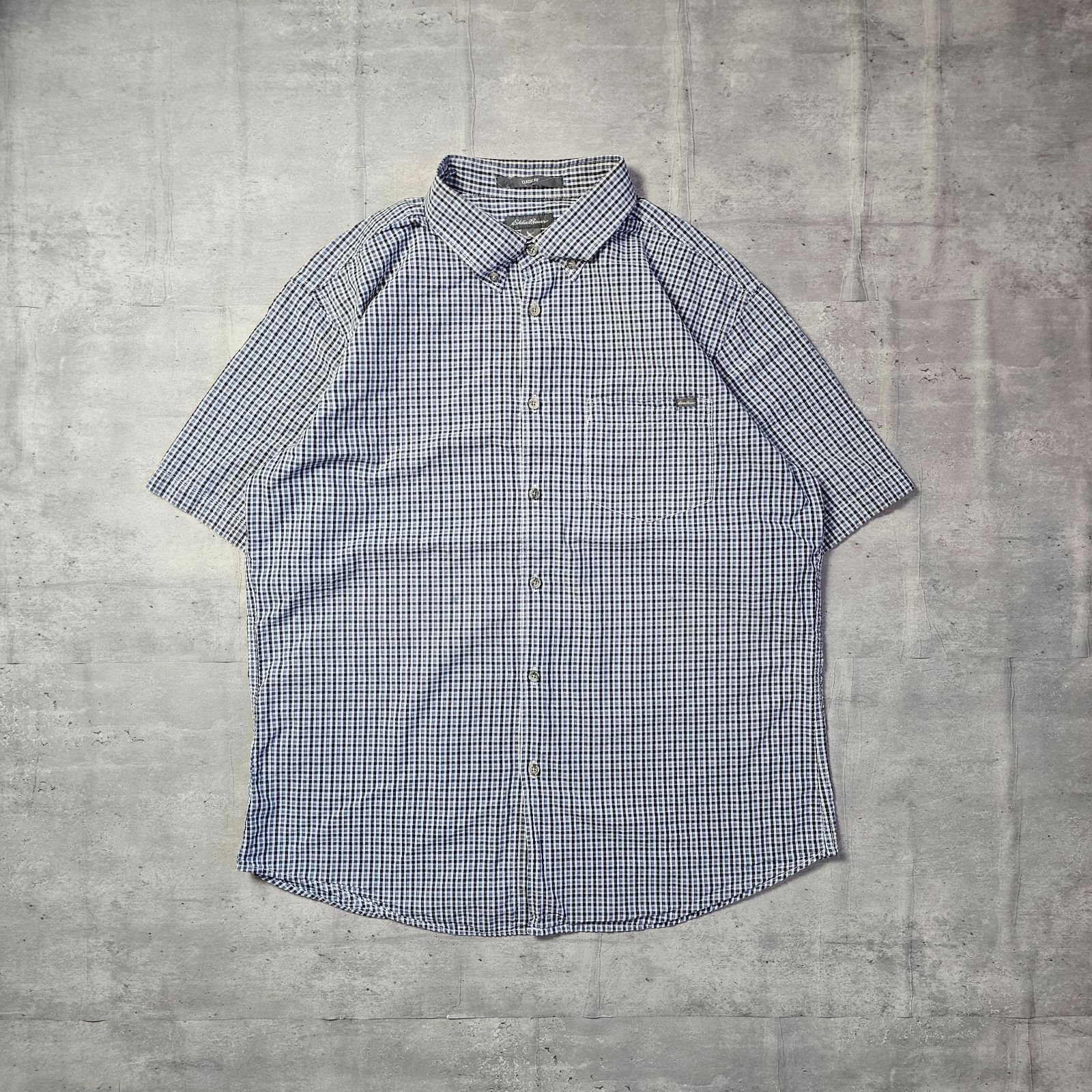 EDDIEBAUER / エディーバウアー 』 半袖 BDチェックシャツ ( L