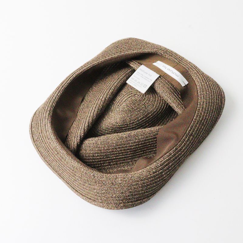 マチュアーハ mature ha. BOXED HAT 4.5cm brim ボックスハット