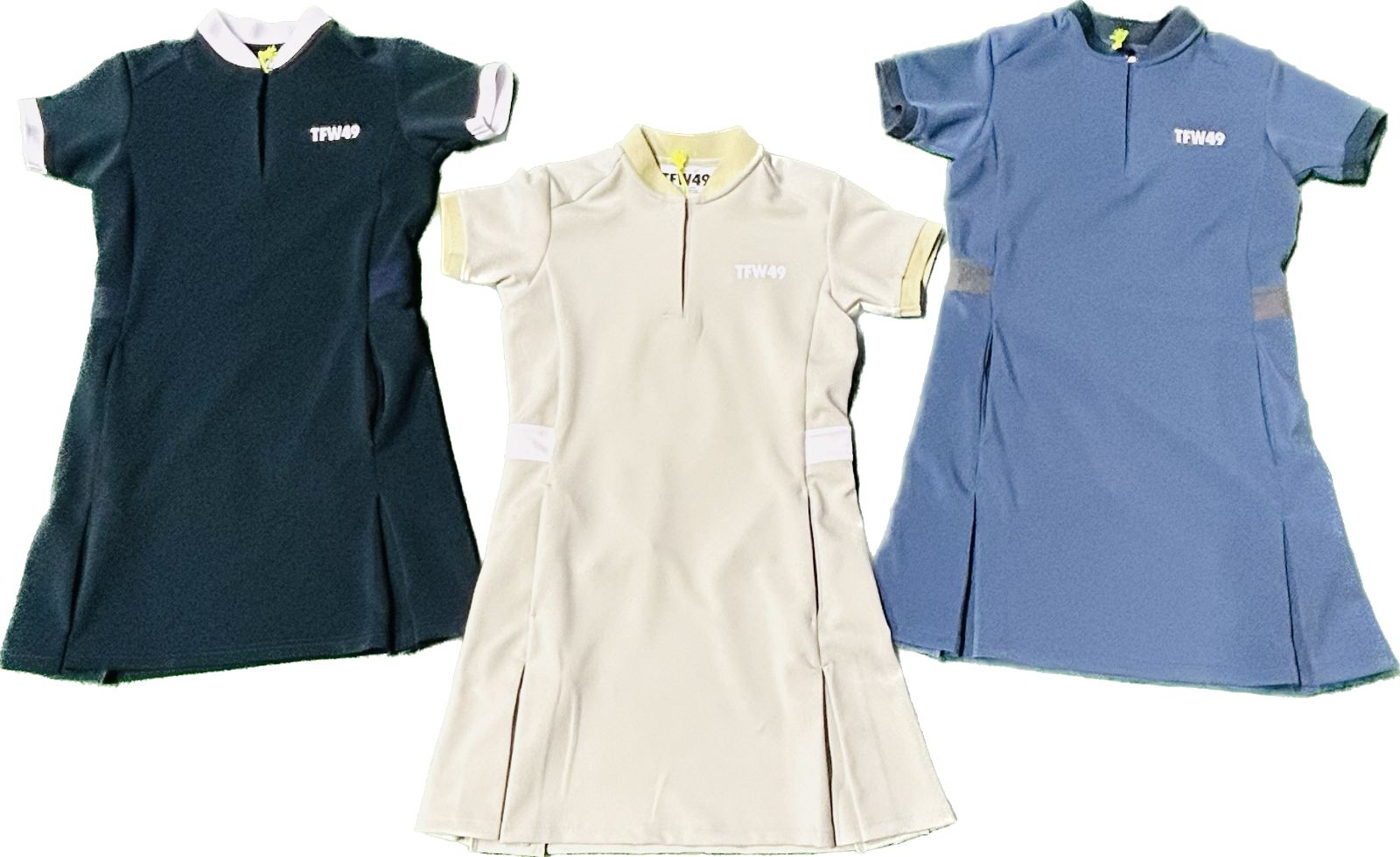 TFW49 ワンピース TFW49 ティーエフダブリュー ワンピース COLLAR LESS PLEAT