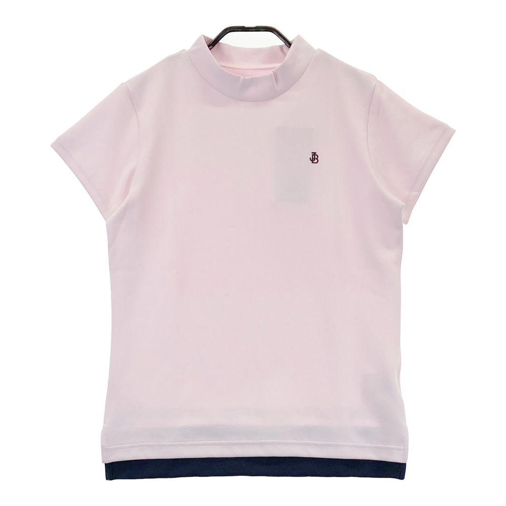 サイズ 0 JACK BUNNY ジャックバニー 2025年 半袖モックネックTシャツ ピンク系 240101425173 ゴルフウェア レディース ストスト