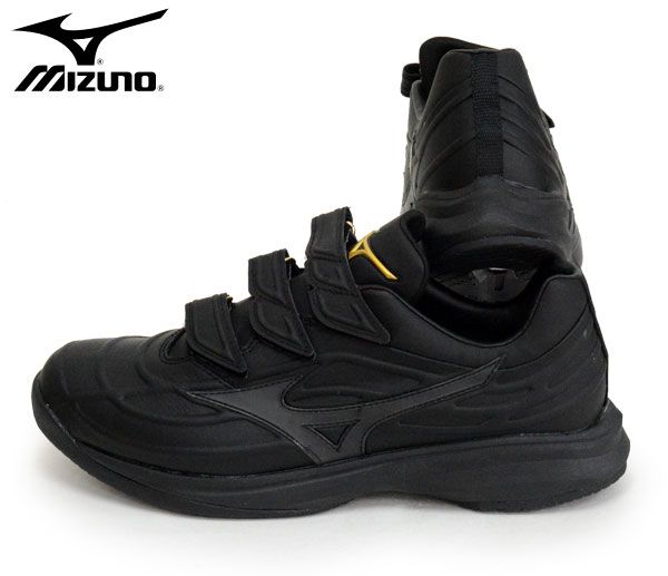 ミズノ MIZUNO ミズノプロ ウエーブ ライトレボラン プロ KL 野球 シューズ トレーニングシューズ 22 SS 00ブラック