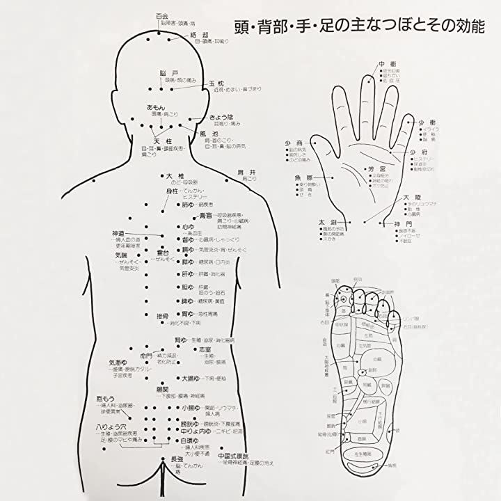 LamPlanning 全身に使えるつぼ押しくん 肩 腰 首 足裏 足つぼ マッサージ 健康グッズ つぼマップ付き リラックス( 全身つぼ押し器) -  メルカリ