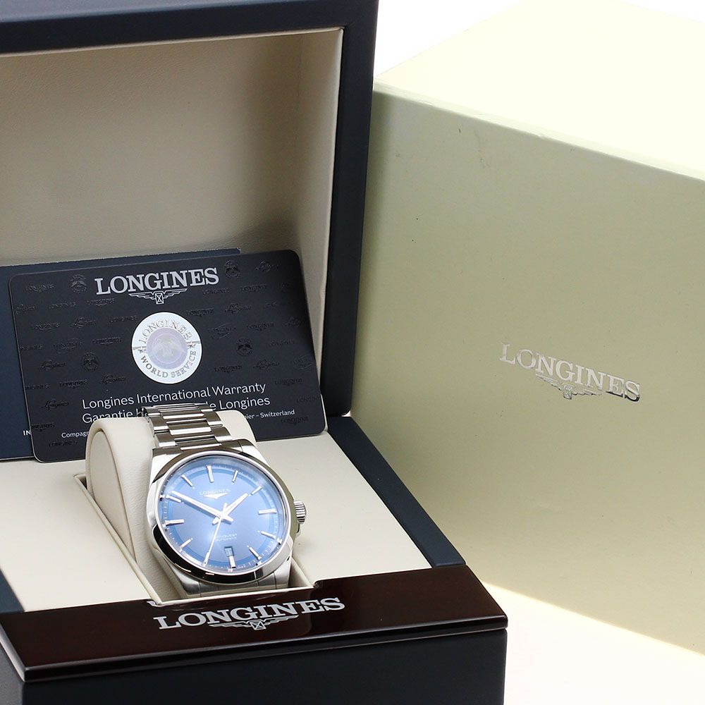 ロンジン LONGINES L3.830.4 コンクエスト 41mm デイト 自動