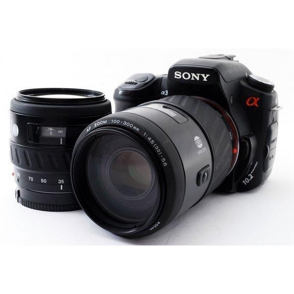 ソニー SONY α300 DSLR-A300 標準＆望遠ダブルズームセット 美品