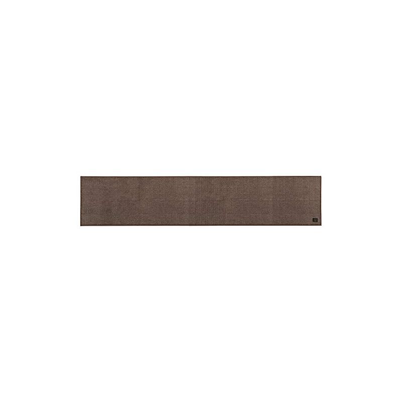 センコー Senko B.B.collection ヘリンボン 4 キッチンマット 約50× 240cm ブラウン 抗菌 防臭 薄手 床暖房対応 1